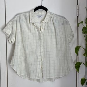 Madewell Short-sleeved Button Up - size Medium